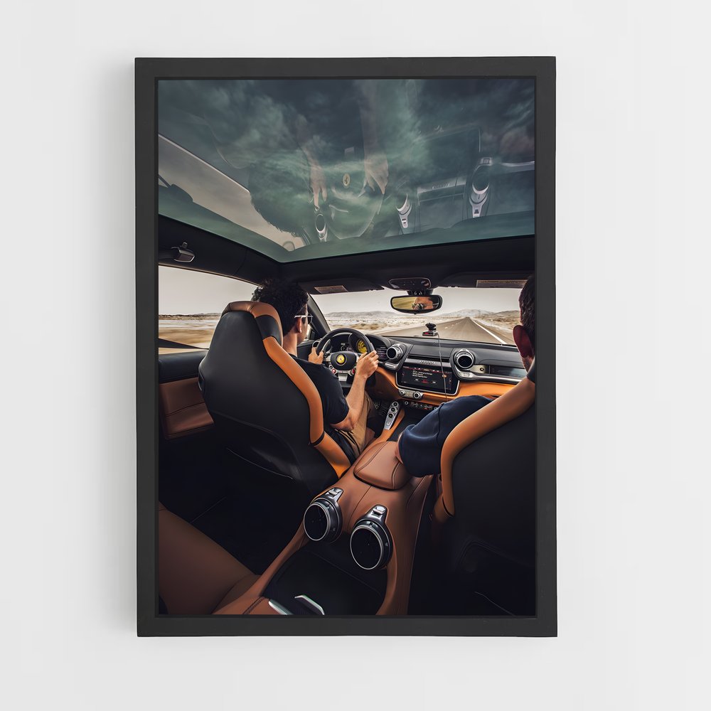 Poster Inside the Dream Machine – affiche Ferrari (vue 2)