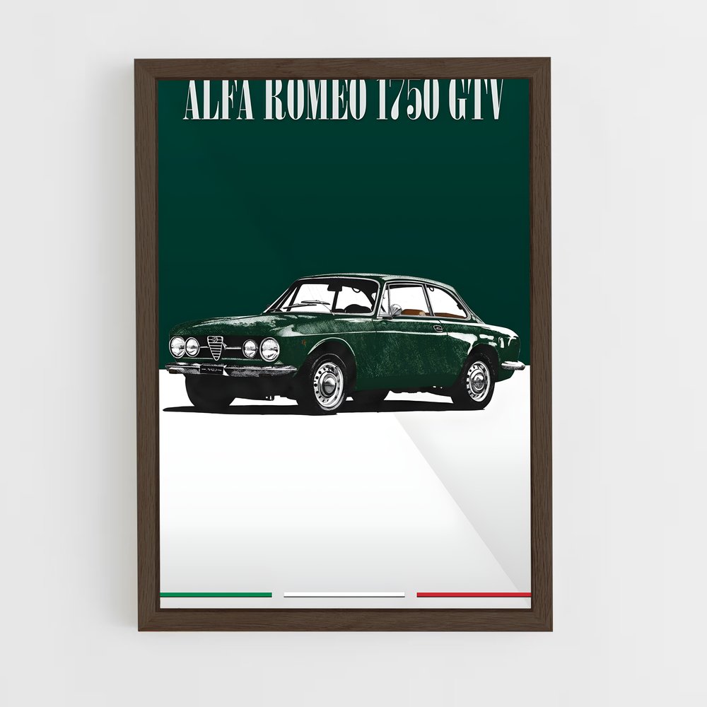 Poster Alfa GTV – affiche Alfa Romeo (vue 5)