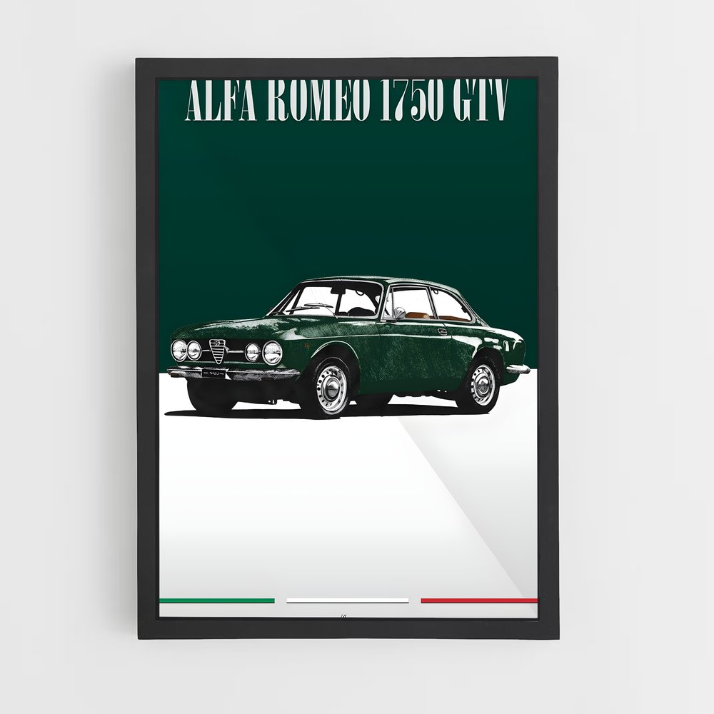 Poster Alfa GTV – affiche Alfa Romeo (vue 2)