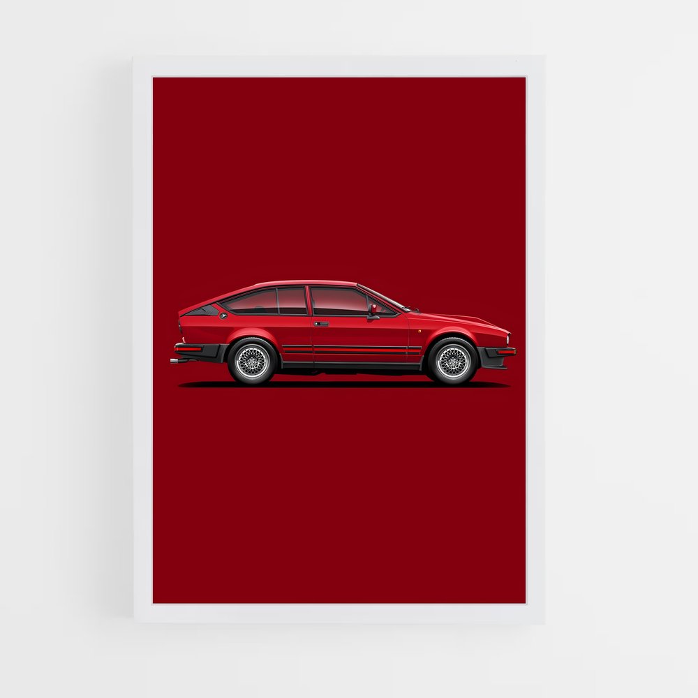 Poster Alfa GTO – affiche Alfa Romeo (vue 3)