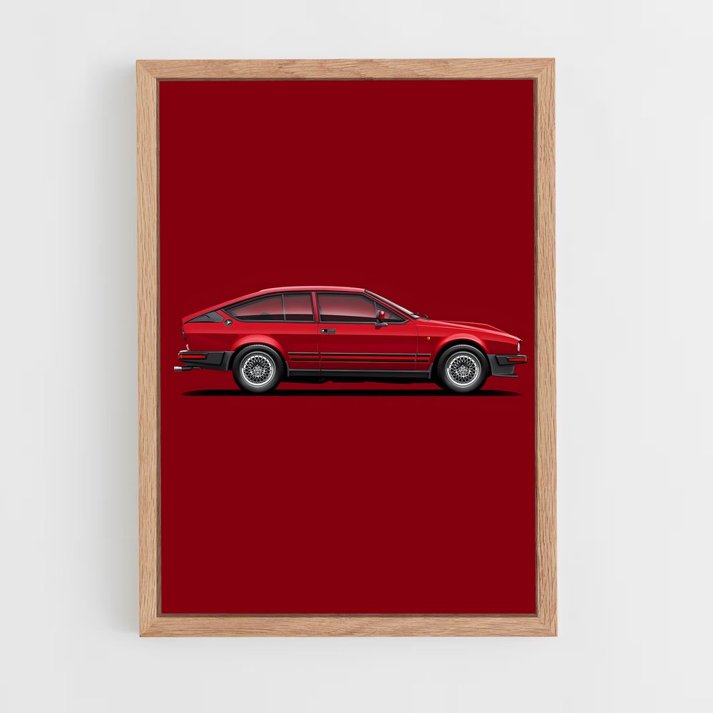 Poster Alfa GTO – affiche Alfa Romeo (vue 4)