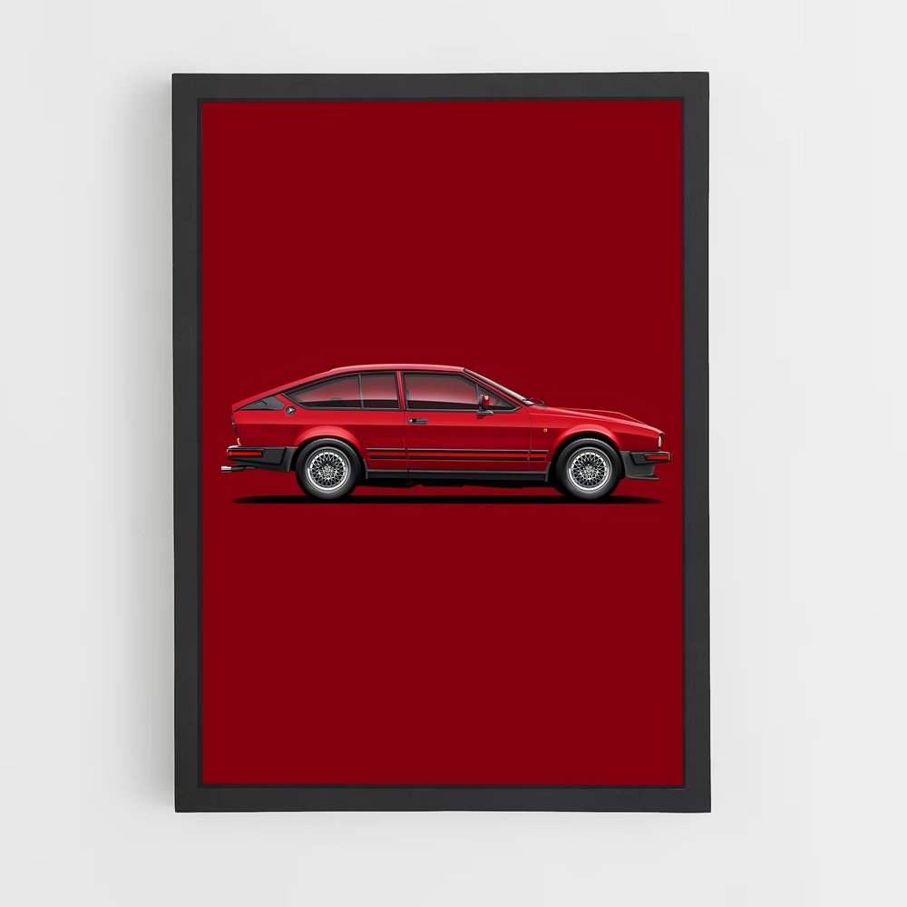 Poster Alfa GTO – affiche Alfa Romeo (vue 2)