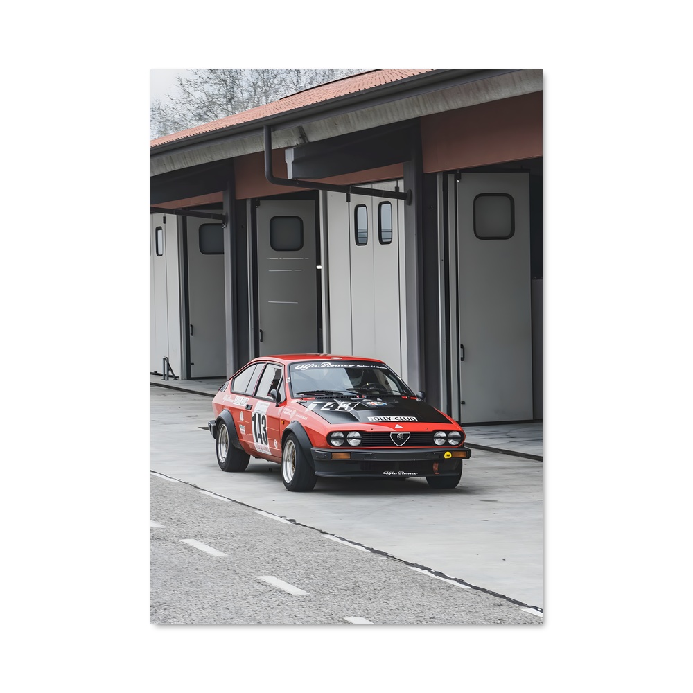Poster Gtv Automobile – affiche Alfa Romeo