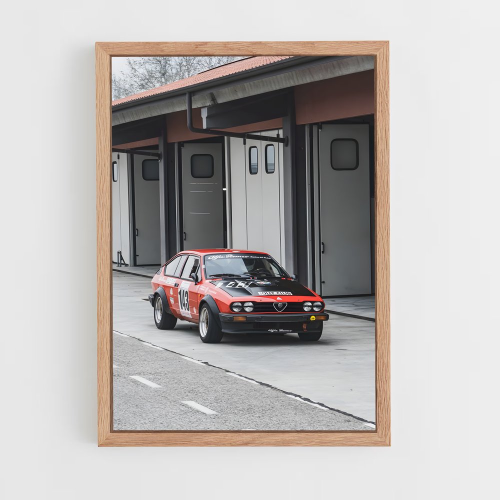 Poster Gtv Automobile – affiche Alfa Romeo (vue 4)