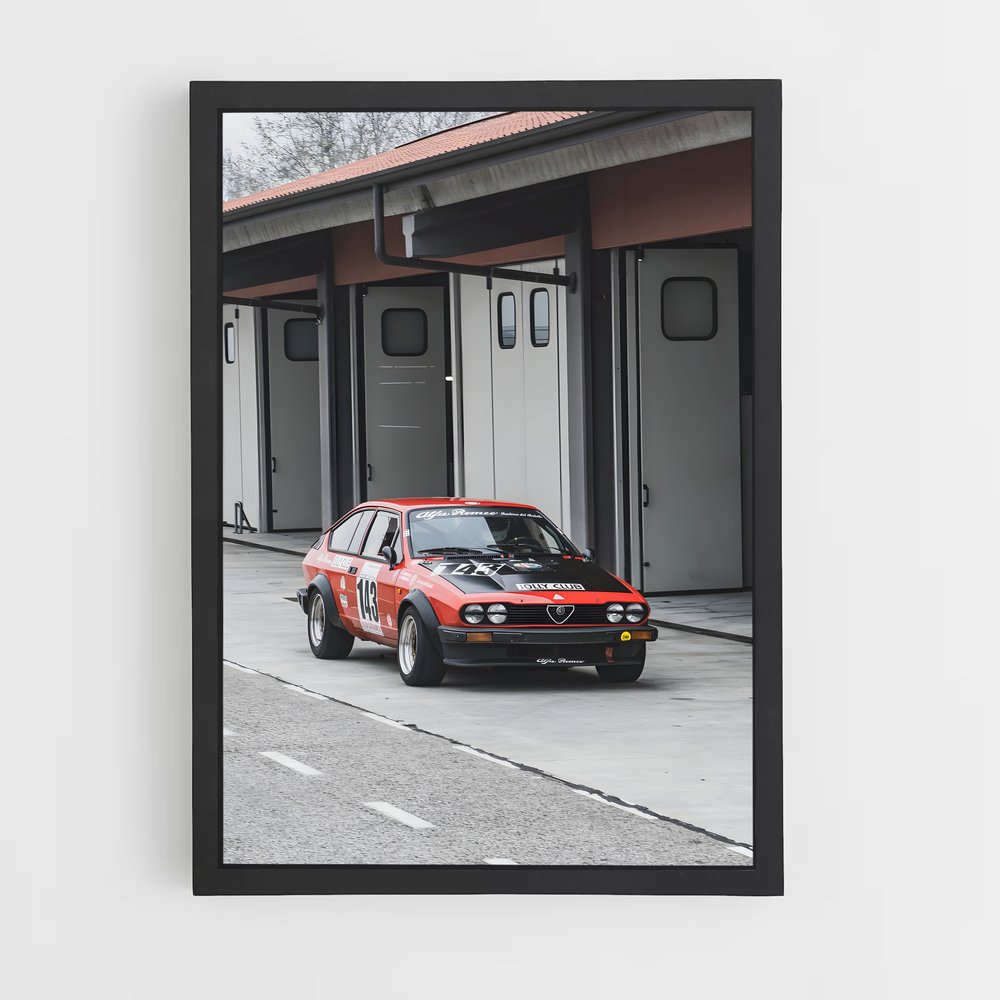 Poster Gtv Automobile – affiche Alfa Romeo (vue 2)