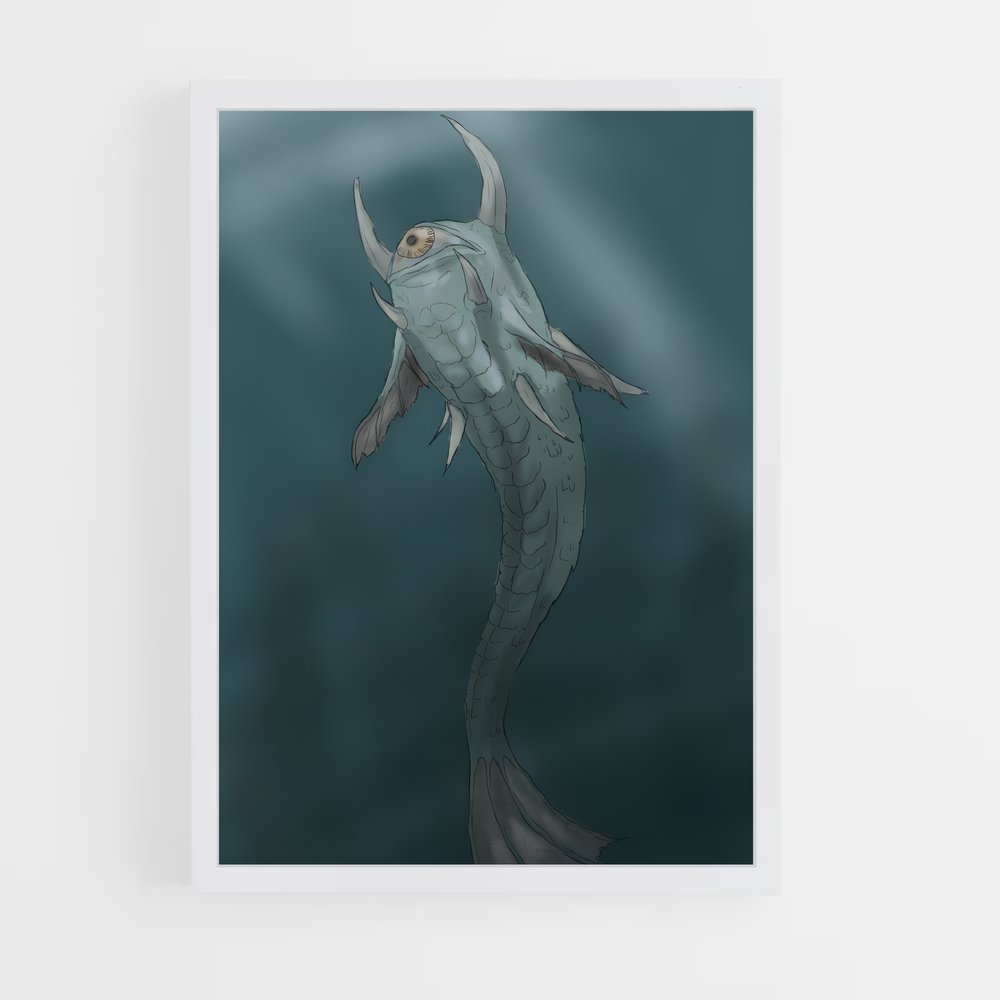Poster Guardian Sous-marine – affiche Minecraft (vue 3)