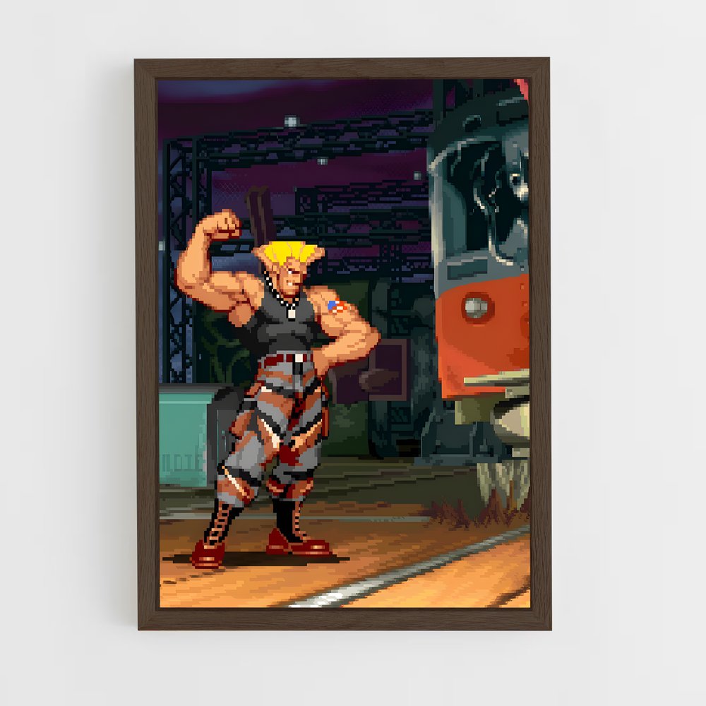 Poster Guile's Battle – affiche Street Fighter (vue 5)