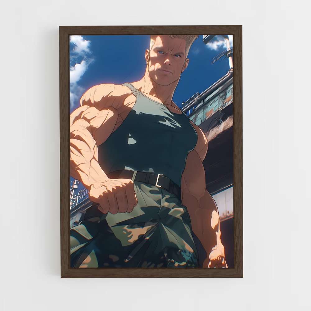 Poster L'Homme au Chemise Verte – affiche Street Fighter (vue 5)