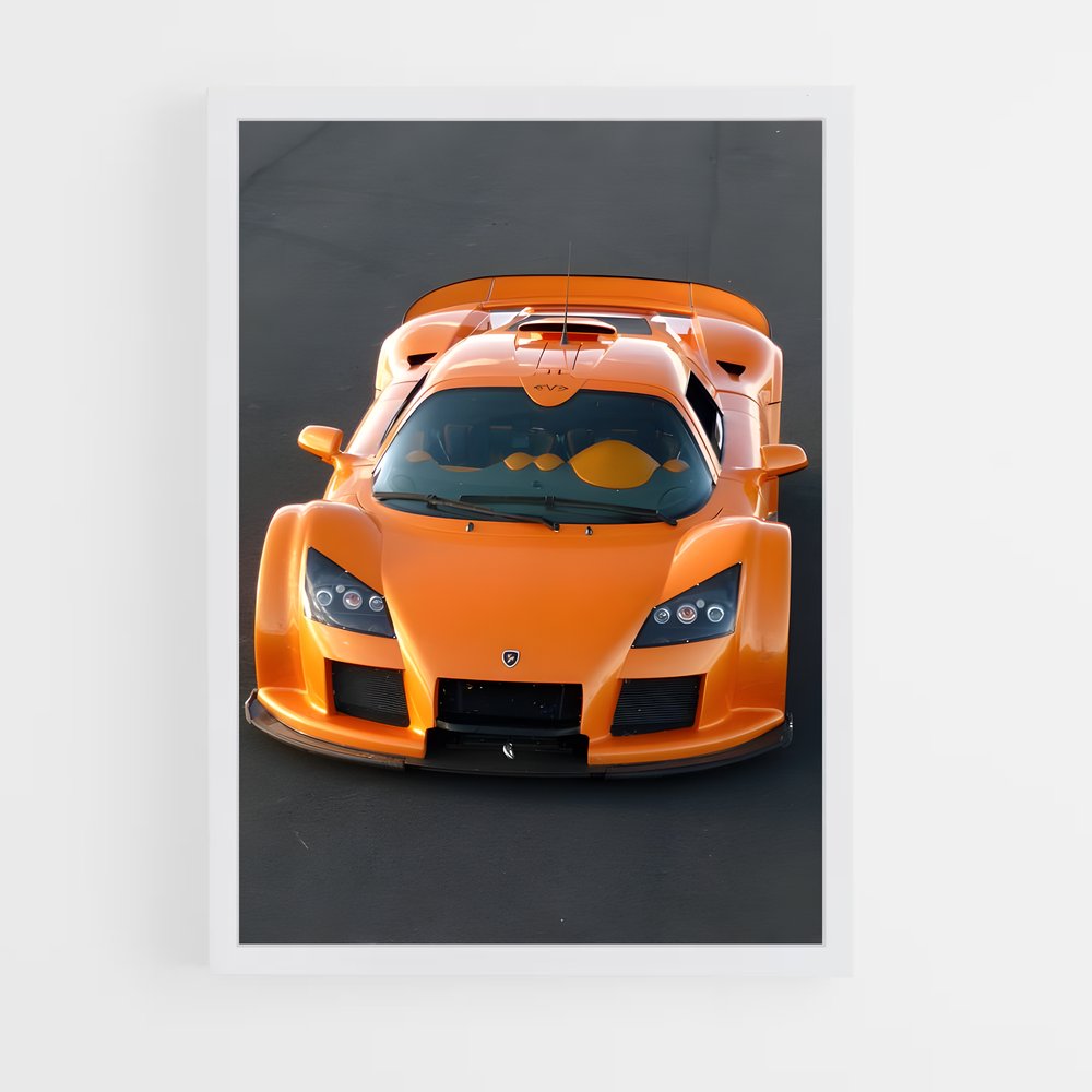 Poster Gumpert Orange (vue 3)