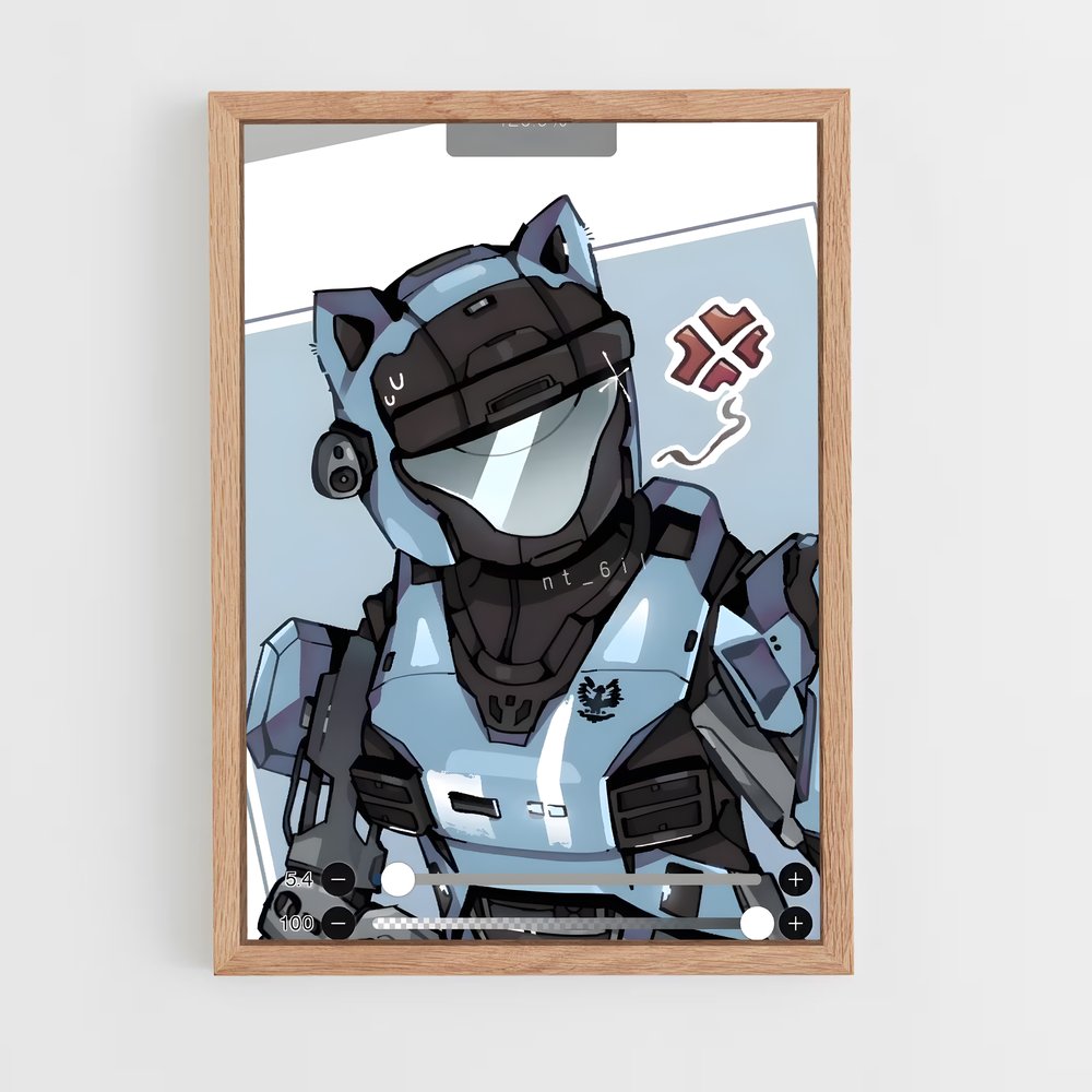 Poster Halo Hero (vue 4)