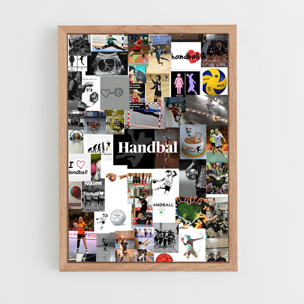 Poster Élan de Handball (vue 4)