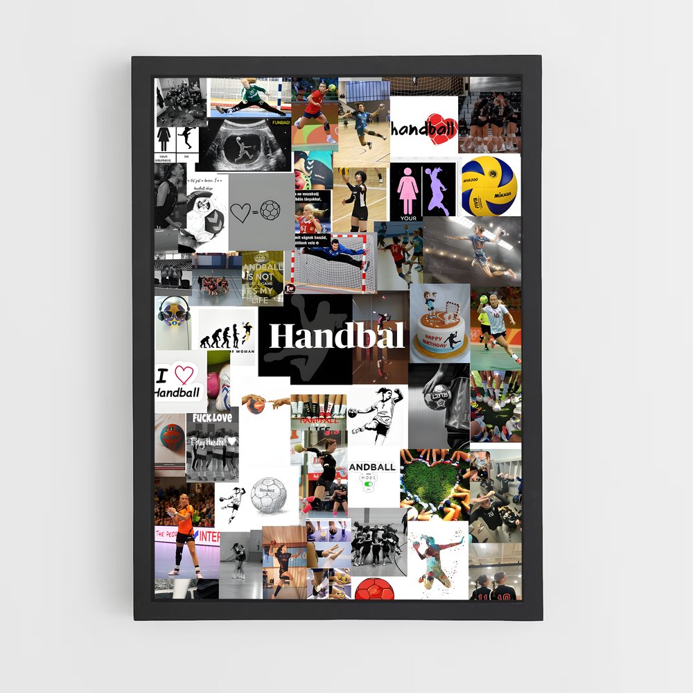 Poster Élan de Handball (vue 2)