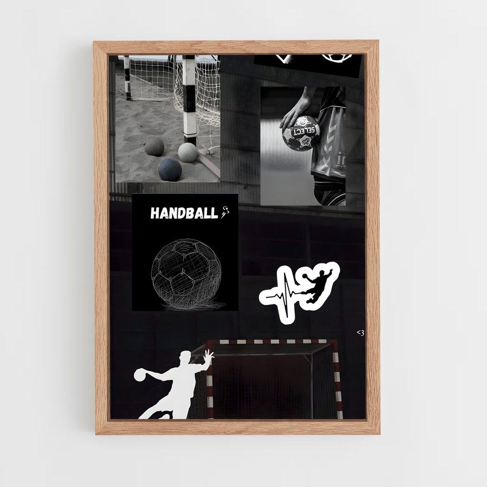 Poster Shadows of the Field – affiche Handball (vue 4)