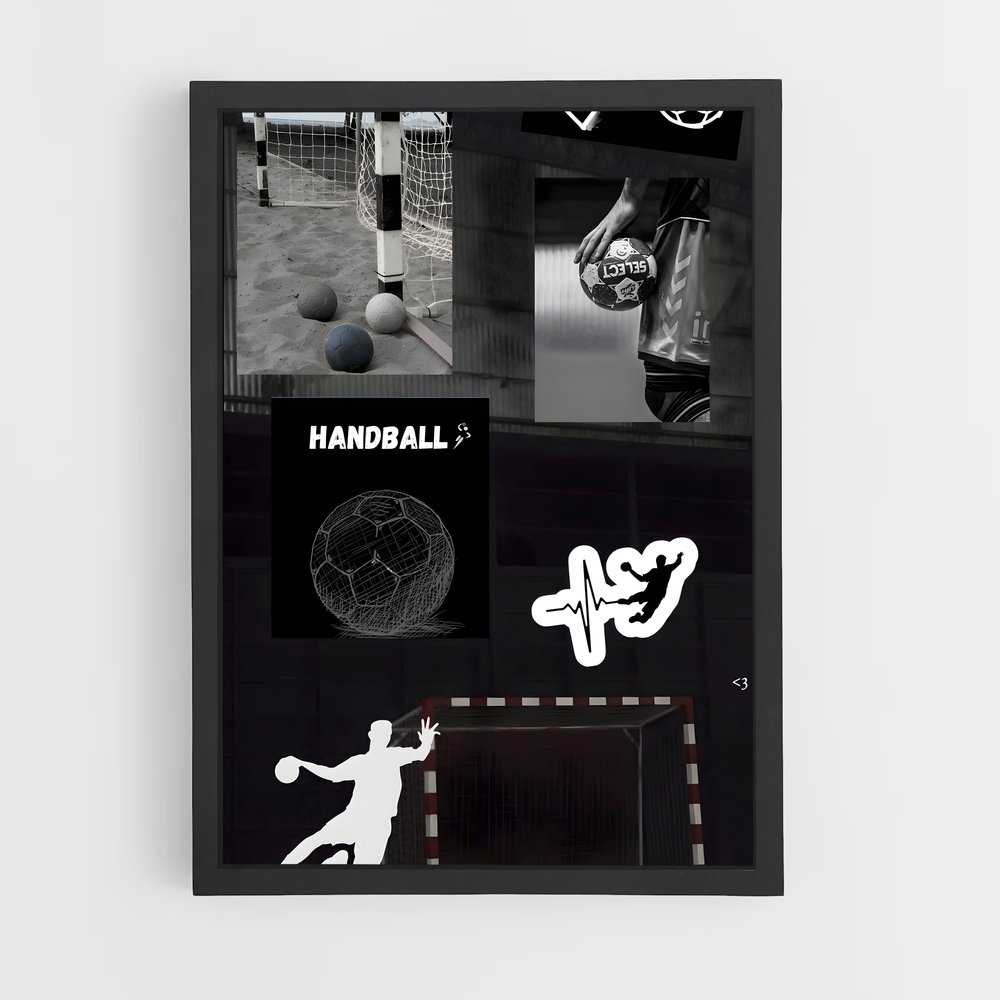 Poster Shadows of the Field – affiche Handball (vue 2)