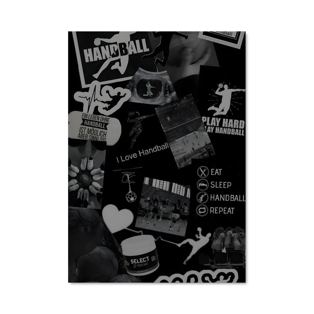 Poster Stickers de Handball