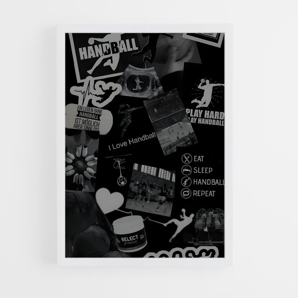 Poster Stickers de Handball (vue 3)