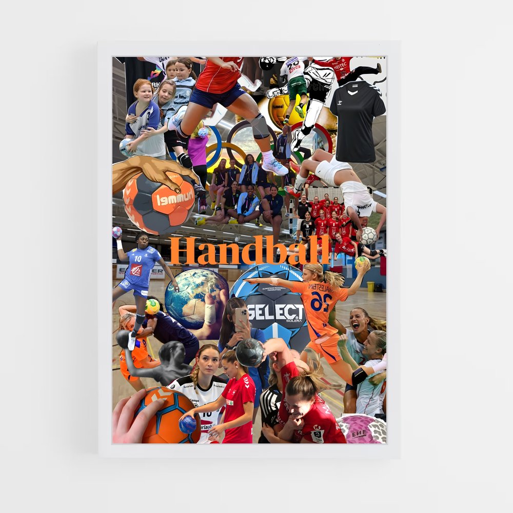 Poster Handball Sport (vue 3)