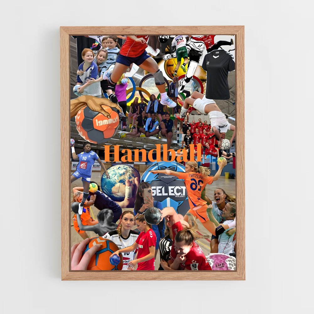 Poster Handball Sport (vue 4)