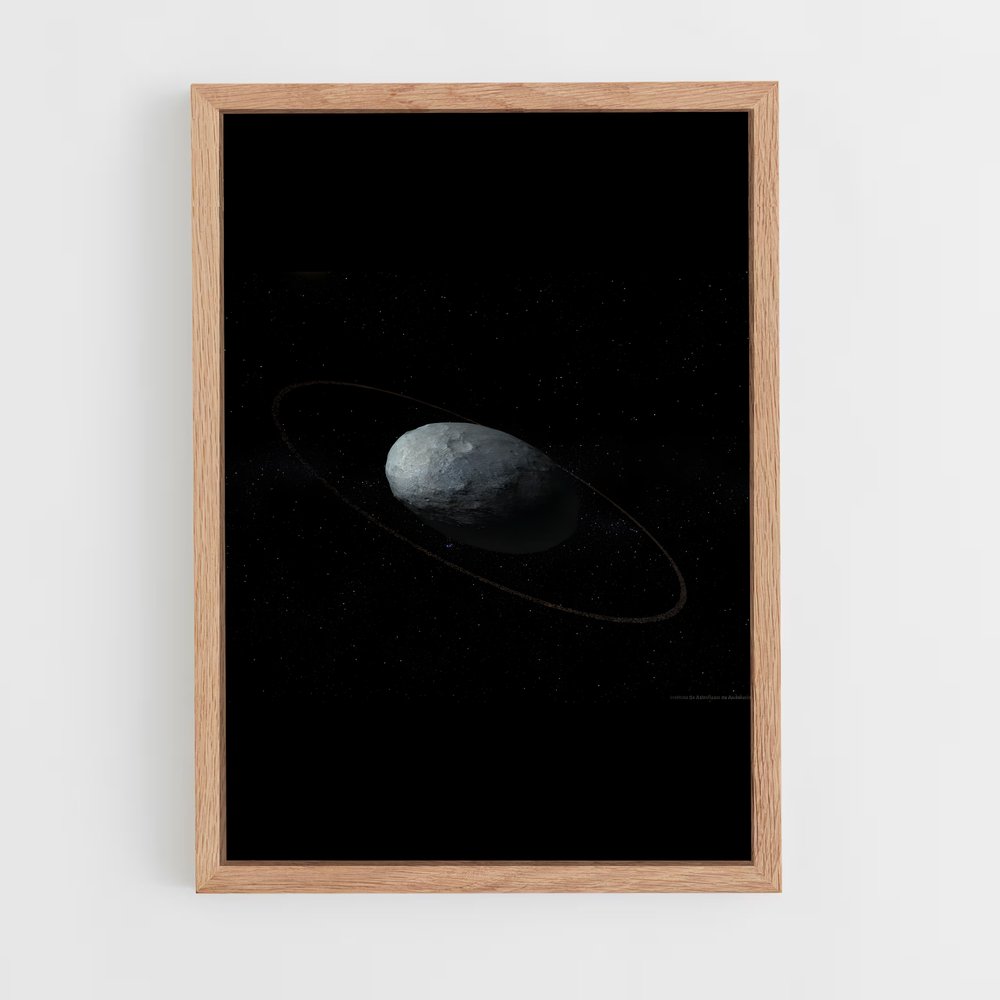 Poster Haumea Étoilée – affiche Système solaire (vue 4)