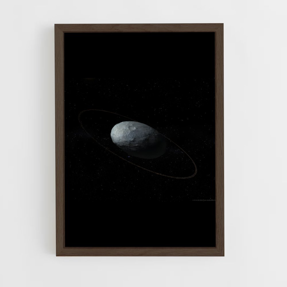 Poster Haumea Étoilée – affiche Système solaire (vue 5)