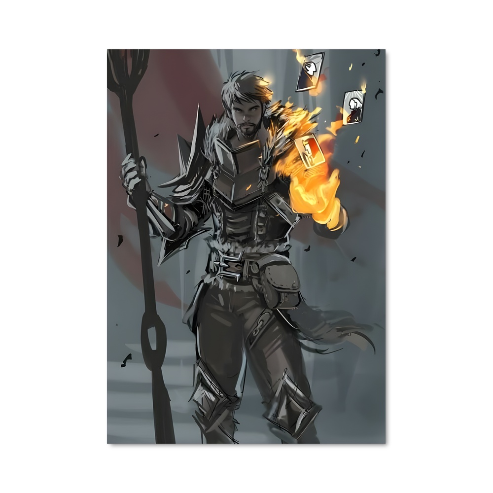 Poster Hawke Héros – affiche Dragon age