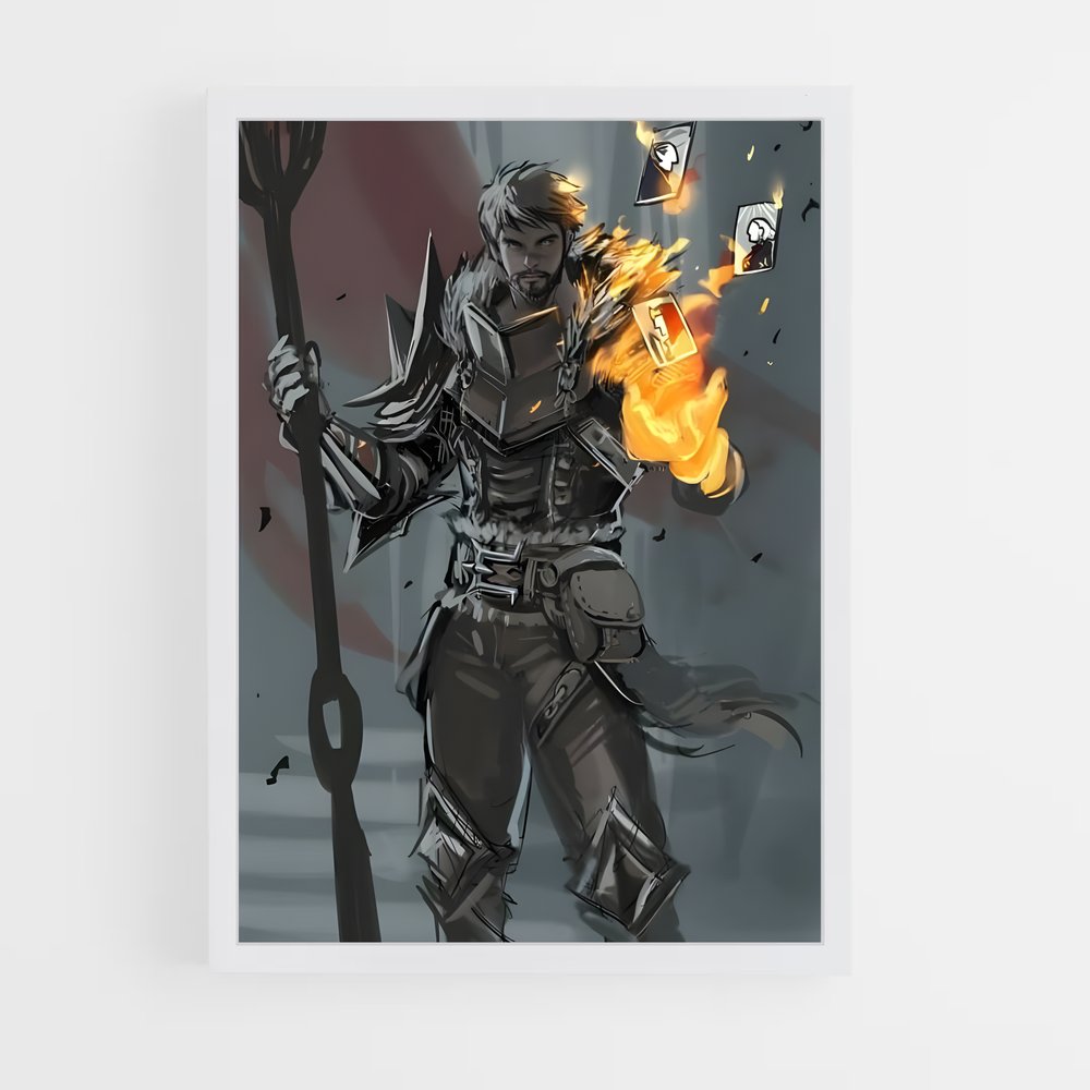 Poster Hawke Héros – affiche Dragon age (vue 3)