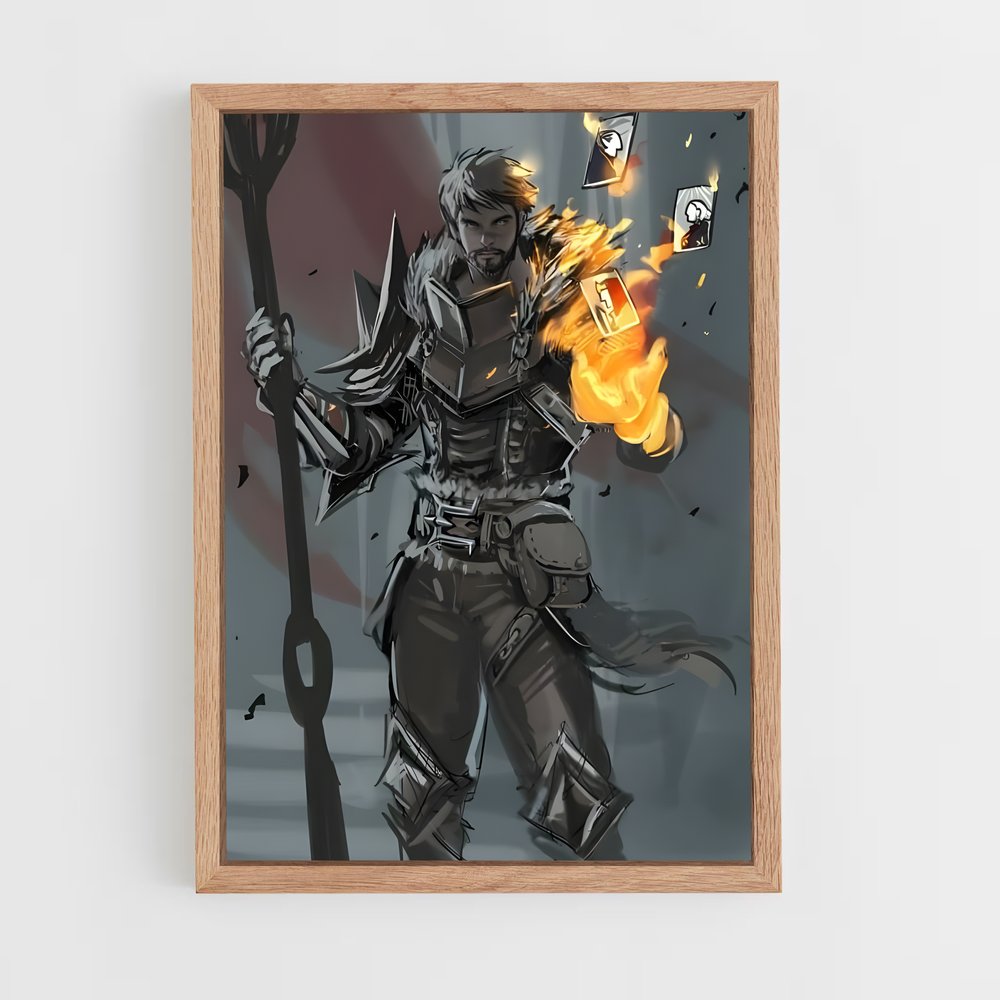 Poster Hawke Héros – affiche Dragon age (vue 4)