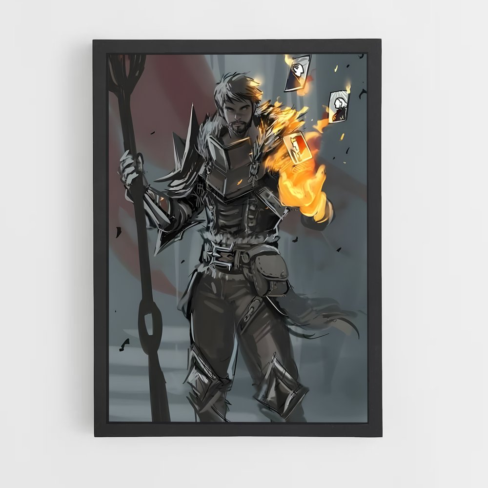 Poster Hawke Héros – affiche Dragon age (vue 2)