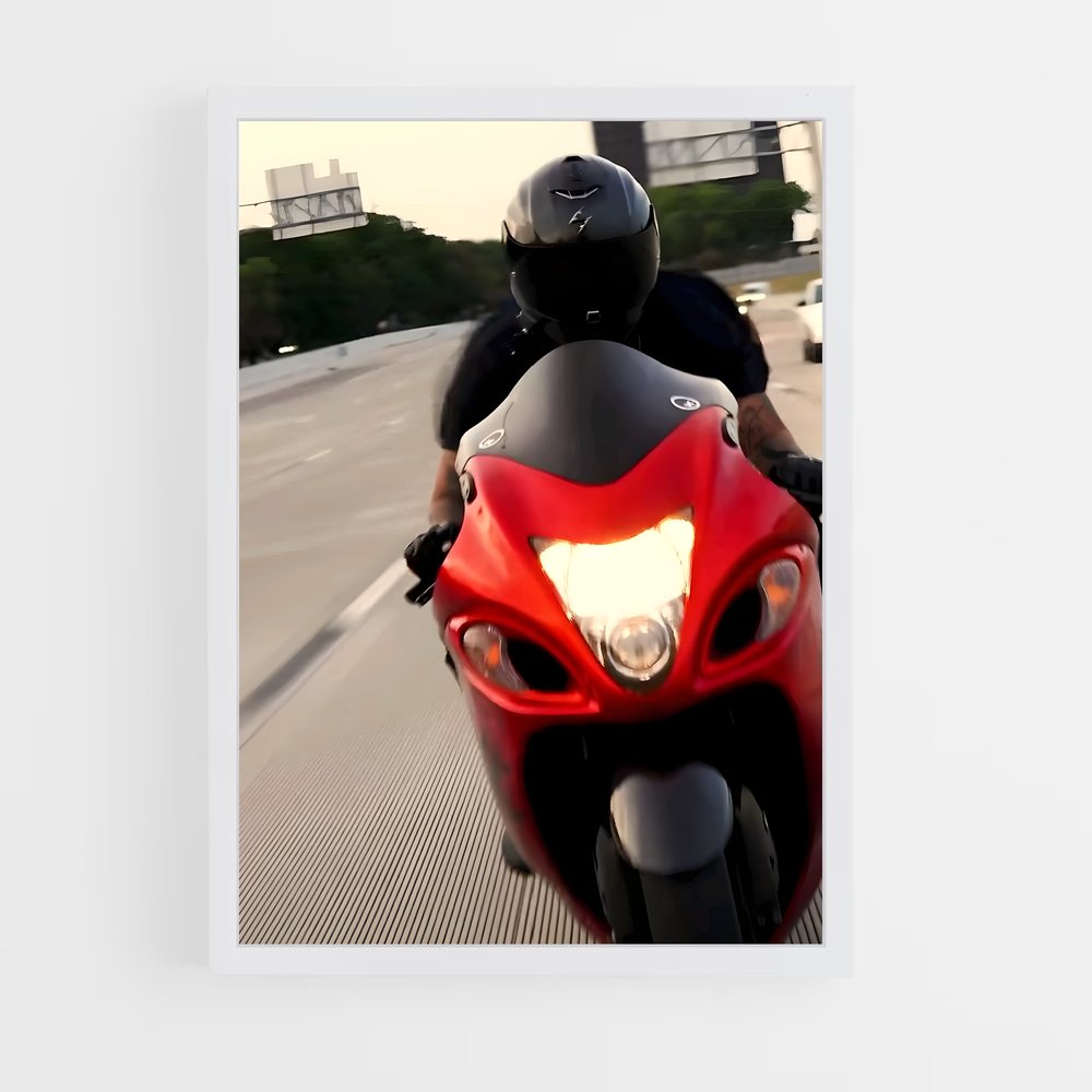 Poster Roues en Flamme (vue 3)