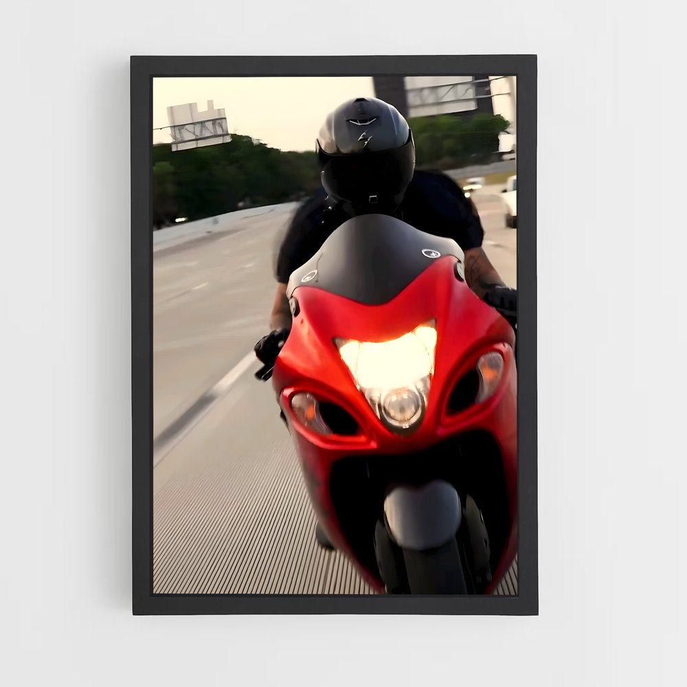 Poster Roues en Flamme (vue 2)