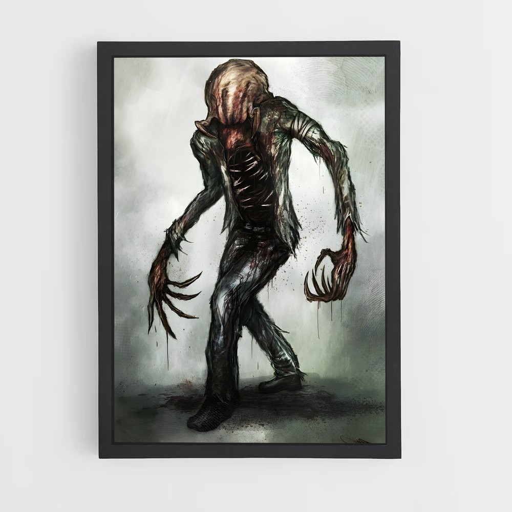 Poster La Créature du Gouffre – affiche Half life (vue 2)