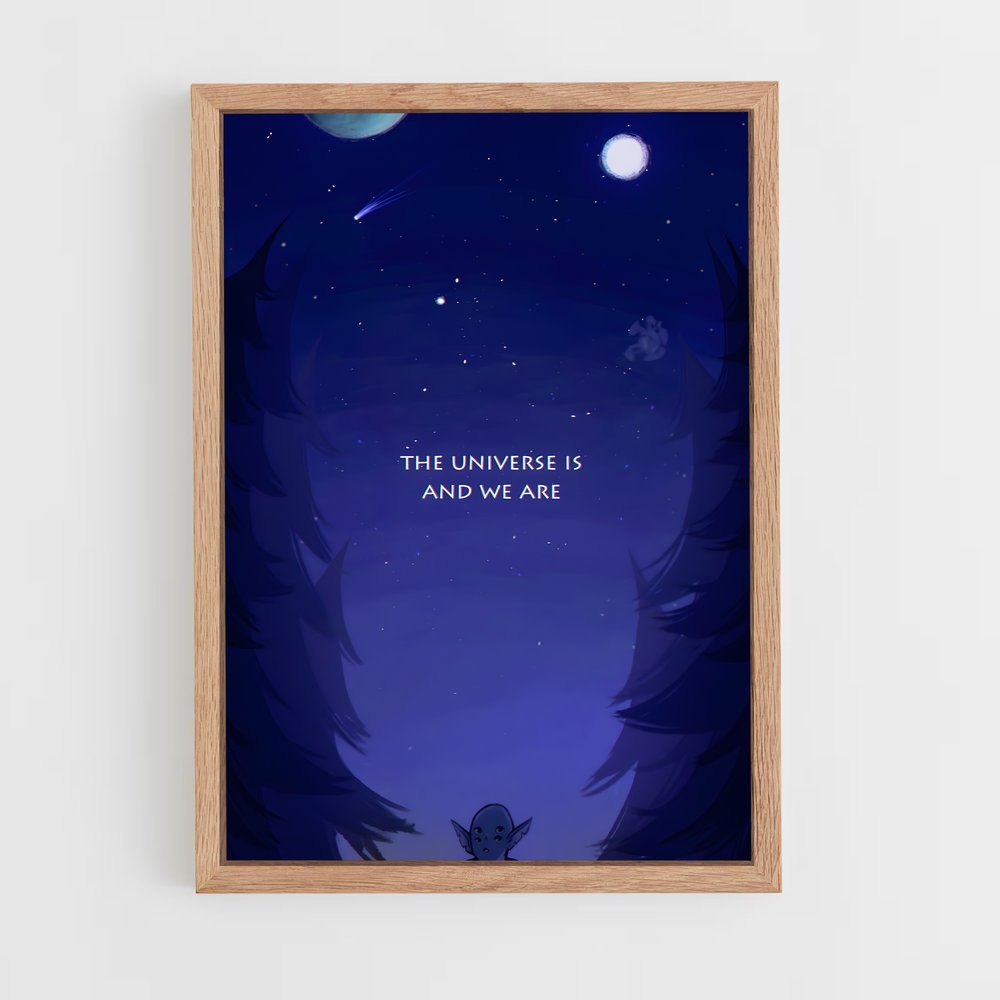 Poster Veilleur Nocturne – affiche Outer wilds (vue 4)