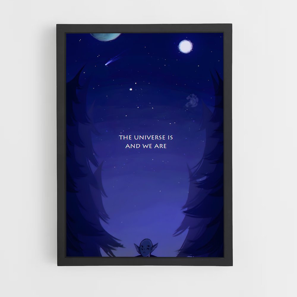 Poster Veilleur Nocturne – affiche Outer wilds (vue 2)
