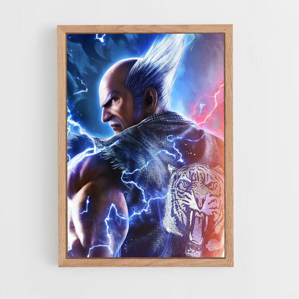 Poster Heihachi: The Legend Returns – affiche Tekken (vue 4)