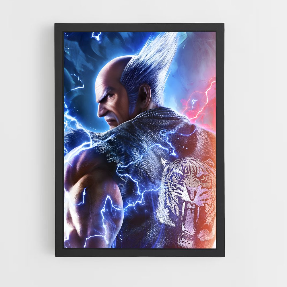 Poster Heihachi: The Legend Returns – affiche Tekken (vue 2)