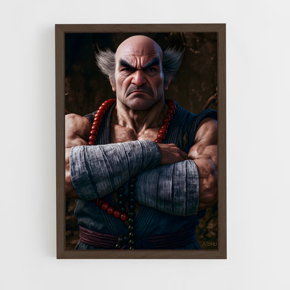 Poster Heihachi Héros – affiche Tekken (vue 5)