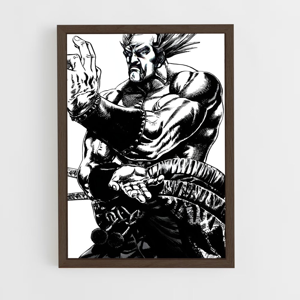 Poster Heihachi Mishima – affiche Tekken (vue 5)