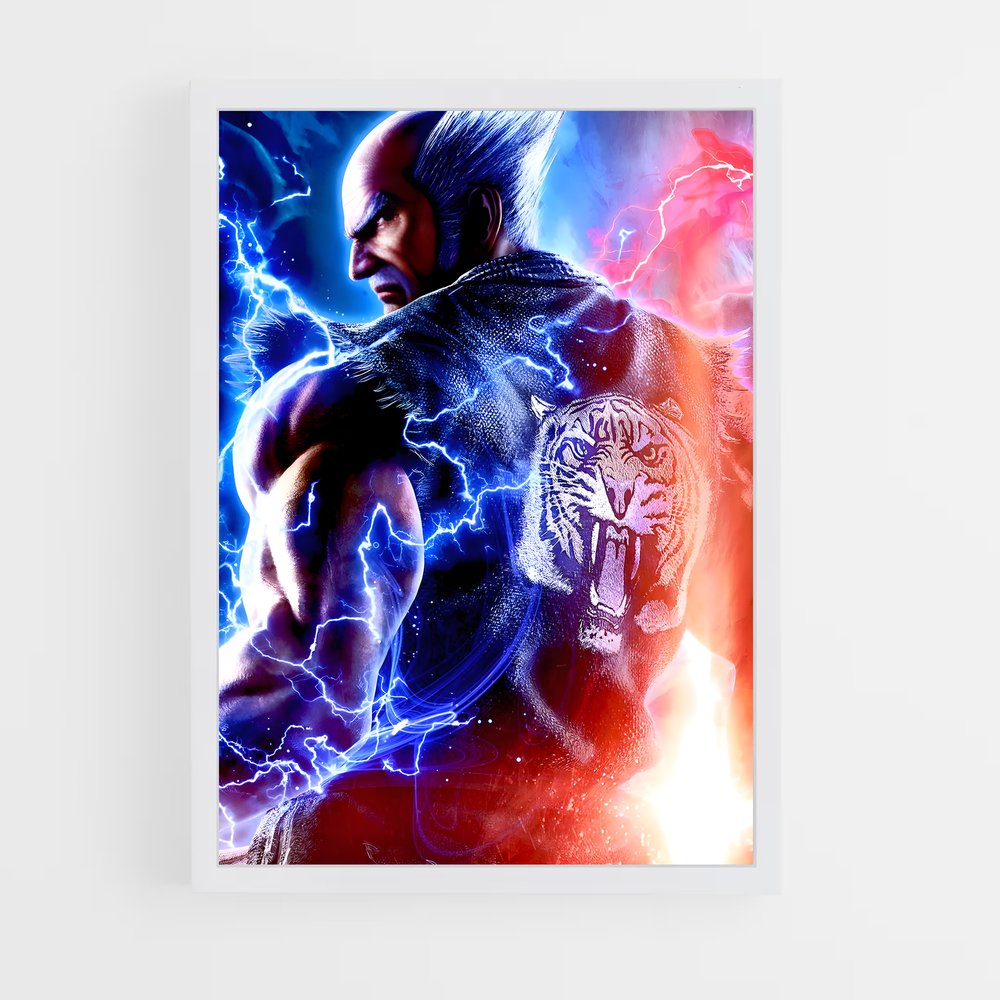 Poster Flashback Dynamique – affiche Tekken (vue 3)