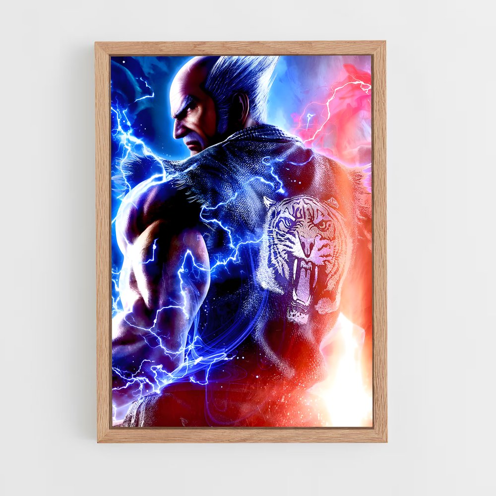 Poster Flashback Dynamique – affiche Tekken (vue 4)