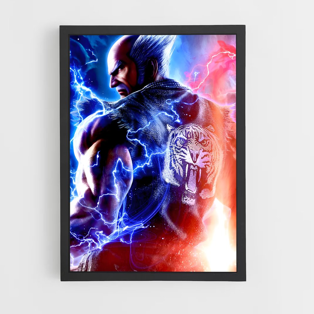 Poster Flashback Dynamique – affiche Tekken (vue 2)