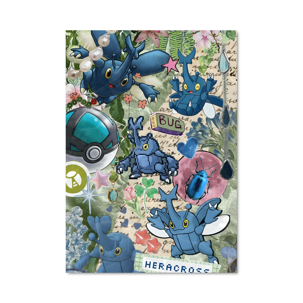 Poster Heracross: L'Attaque Épicée – affiche Pokemon