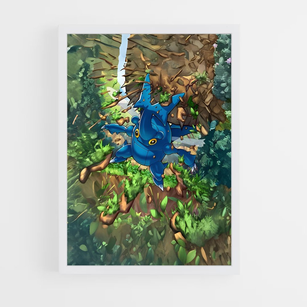 Poster Heracross Mystique – affiche Pokemon (vue 3)