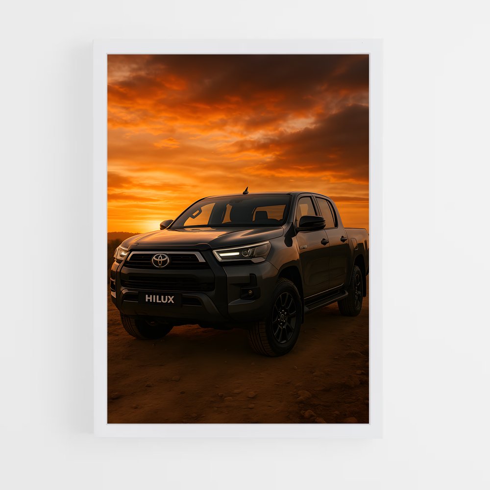 Poster Route des Dunes – affiche Toyota (vue 3)