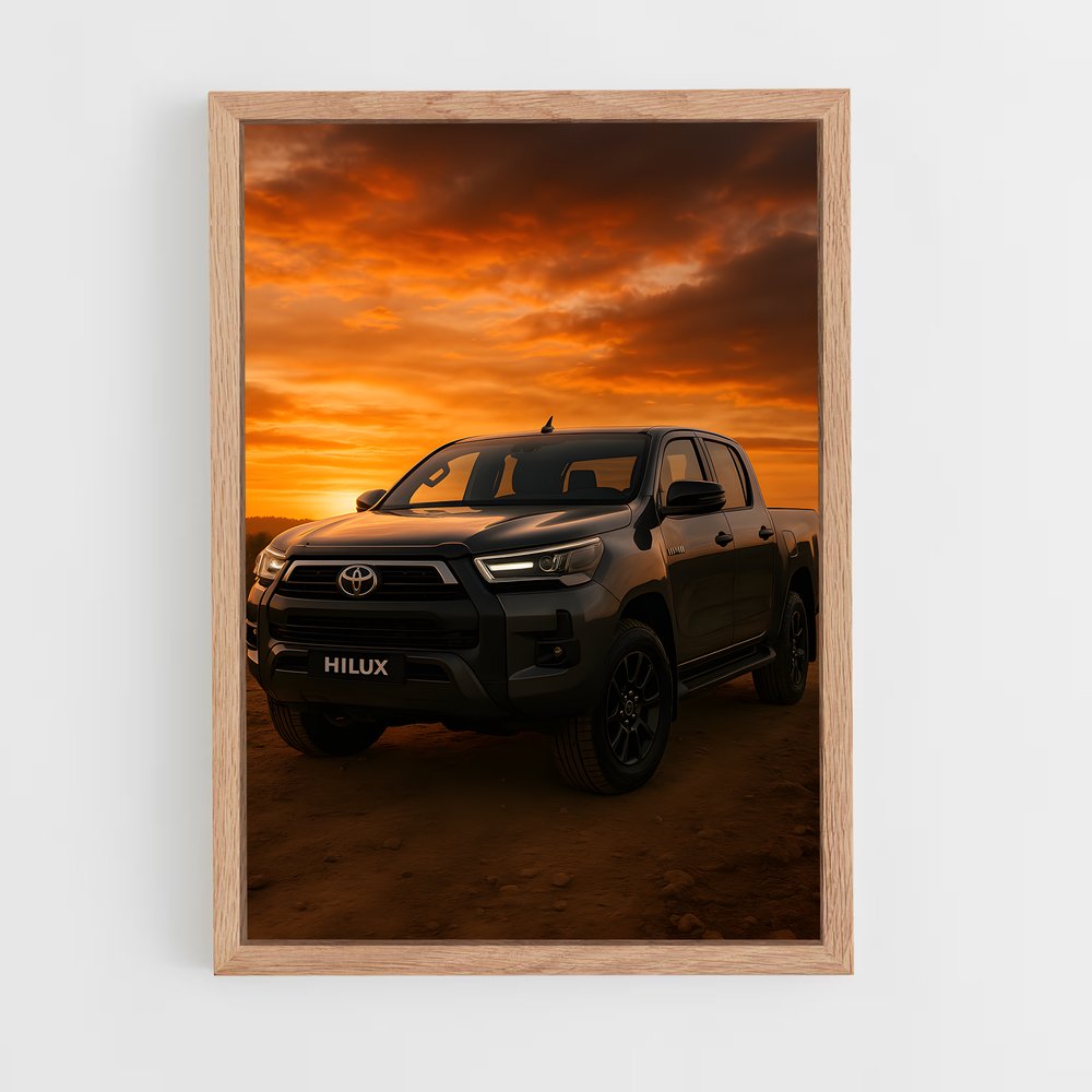Poster Route des Dunes – affiche Toyota (vue 4)