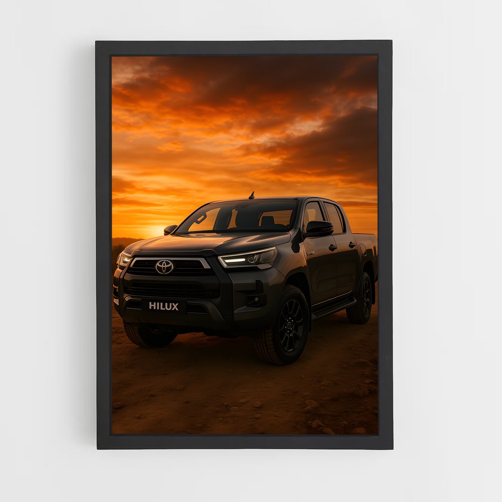 Poster Route des Dunes – affiche Toyota (vue 2)