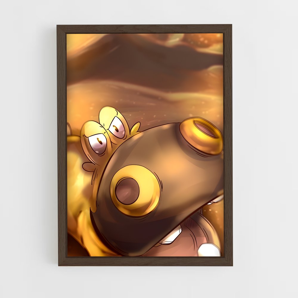 Poster Hippopota-Giggle – affiche Pokemon (vue 5)