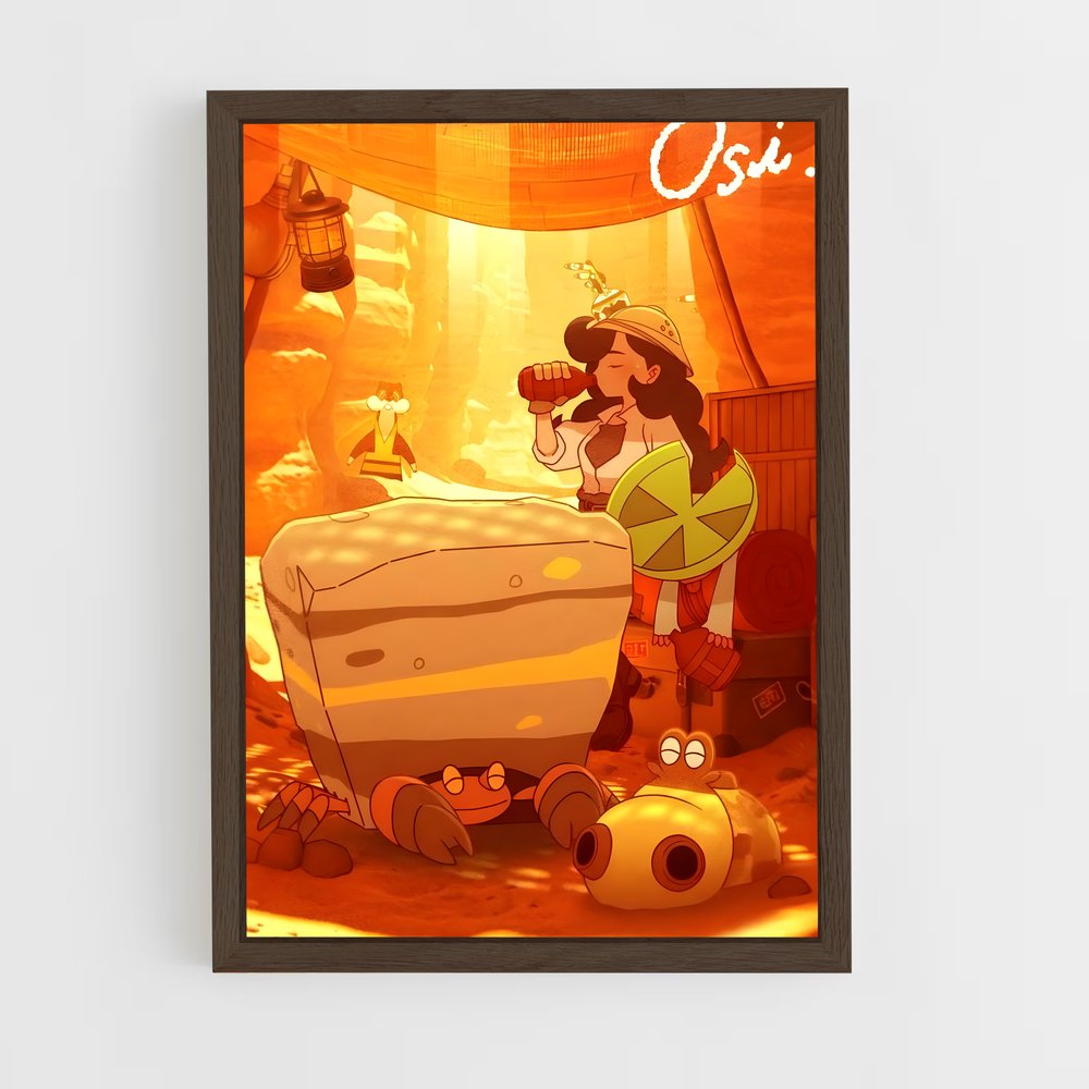 Poster Hippopotas Relax – affiche Pokemon (vue 5)