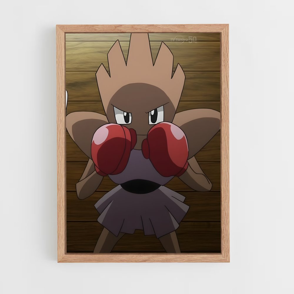 Poster Boxeur Cartoon – affiche Pokemon (vue 4)