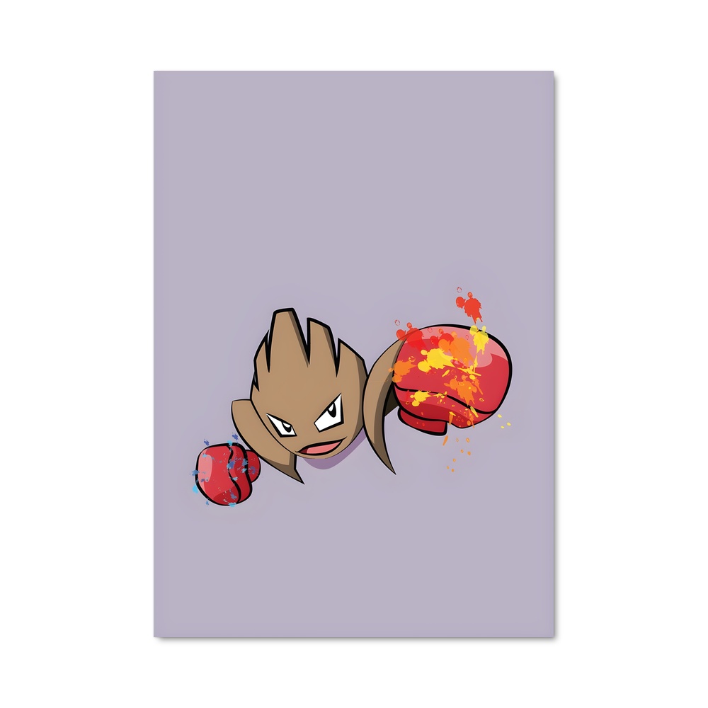Poster Punchy Hitmonchan – affiche Pokemon