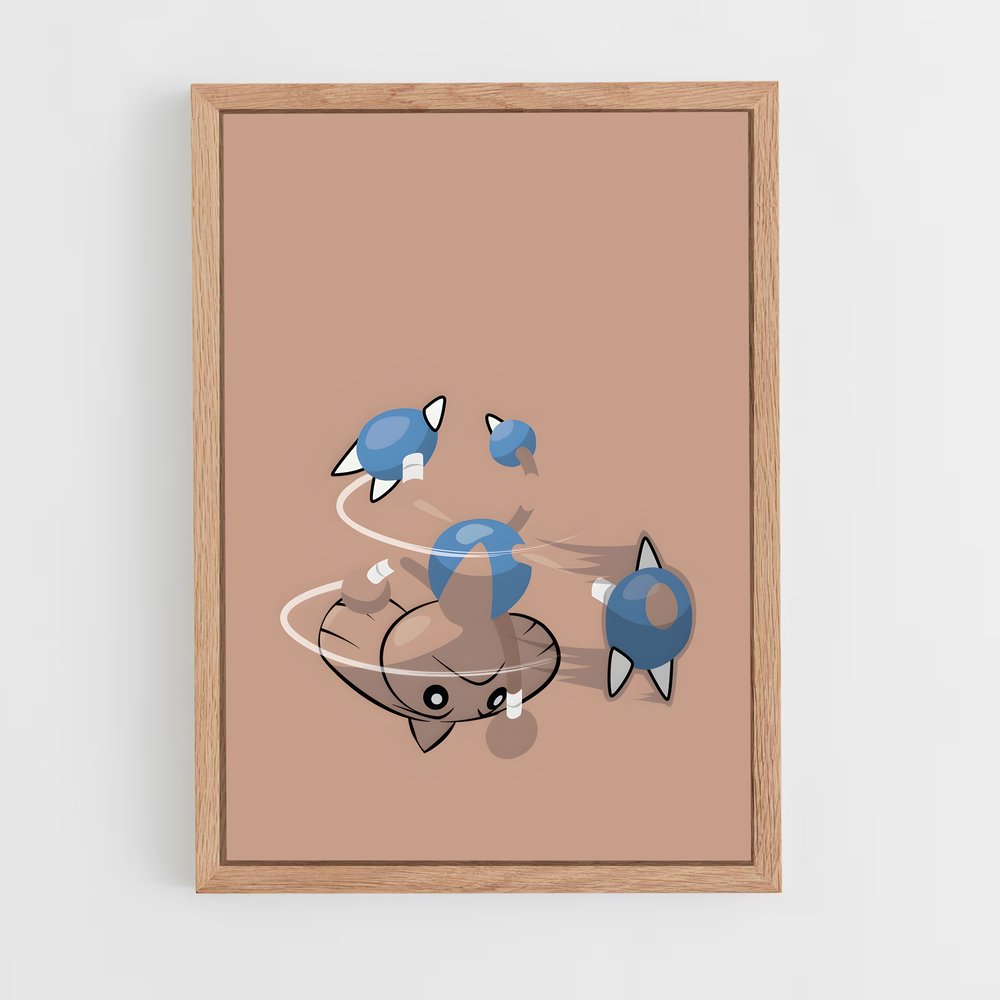 Poster Blueberry Bash – affiche Pokemon (vue 4)